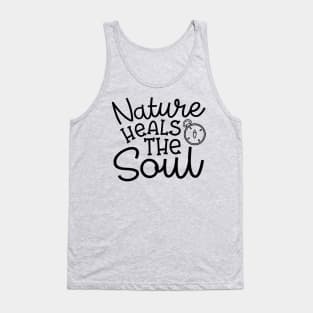 Nature Heals The Soul Hiking Camping Tank Top